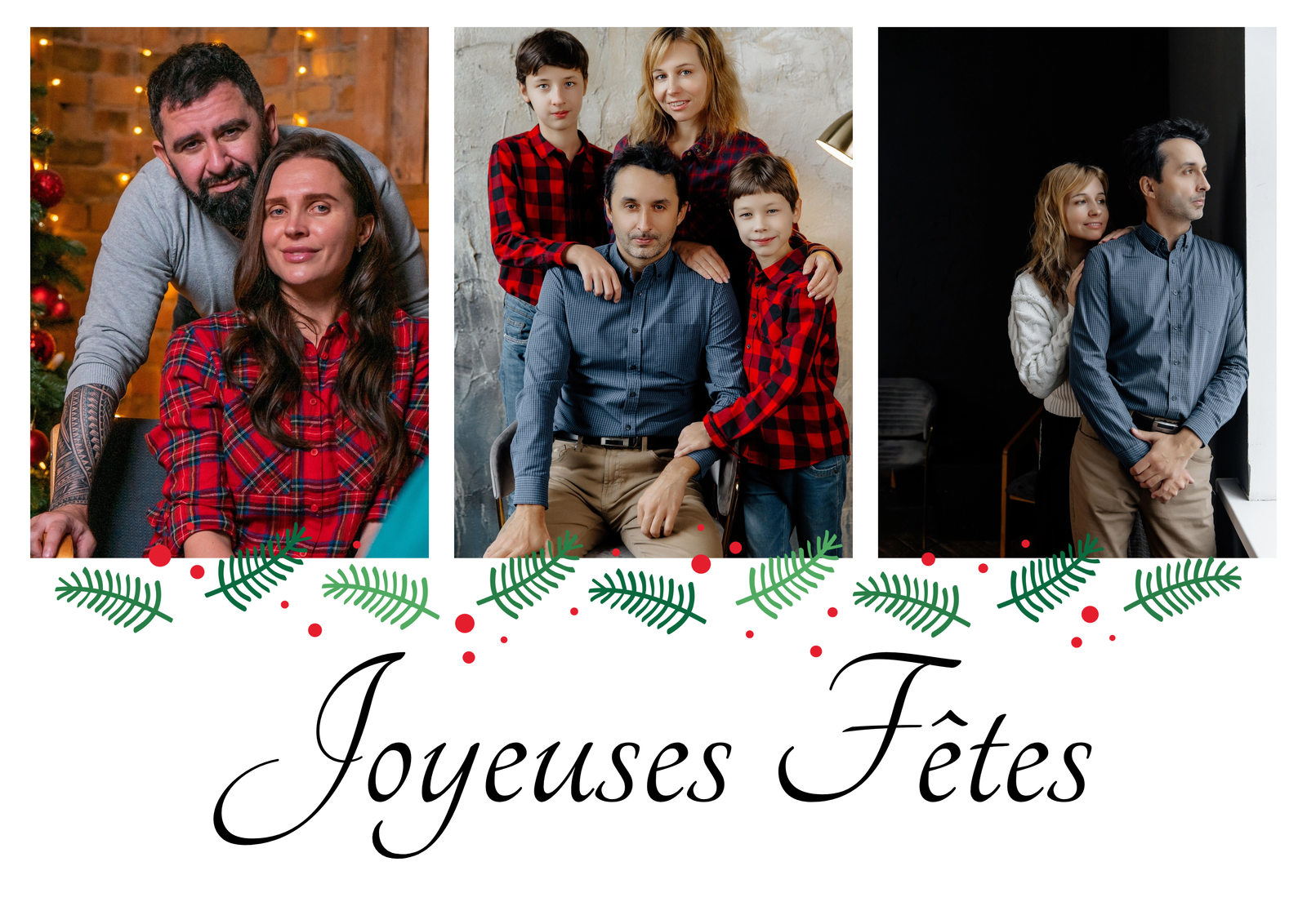 Modèle 18 - Exemple de personnalisation des 3 photos